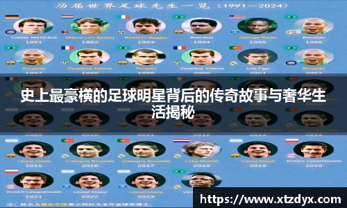 史上最豪横的足球明星背后的传奇故事与奢华生活揭秘